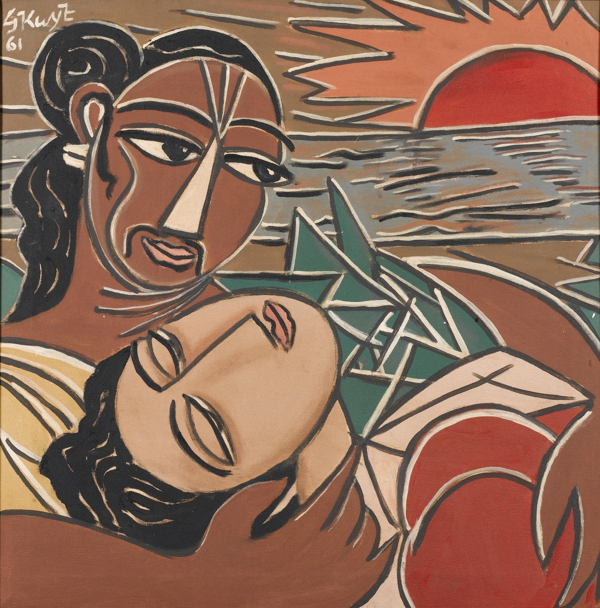 Lovers by George Keyt